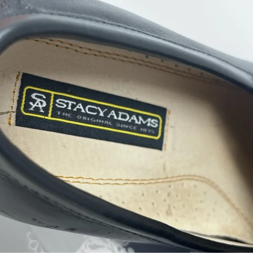 Stacy Adams Wana Bond Street Two-tone Black White Leather Loafers 10